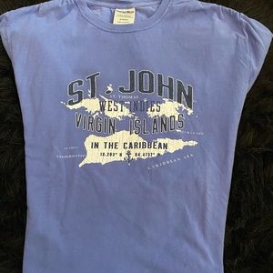 Size small St. John lavender t-shirt